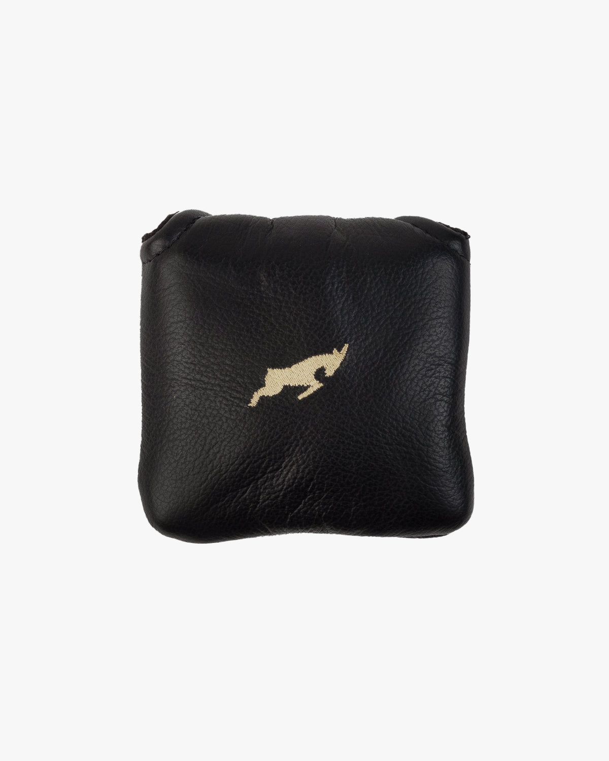 Black Leather Mallet Putter Cover