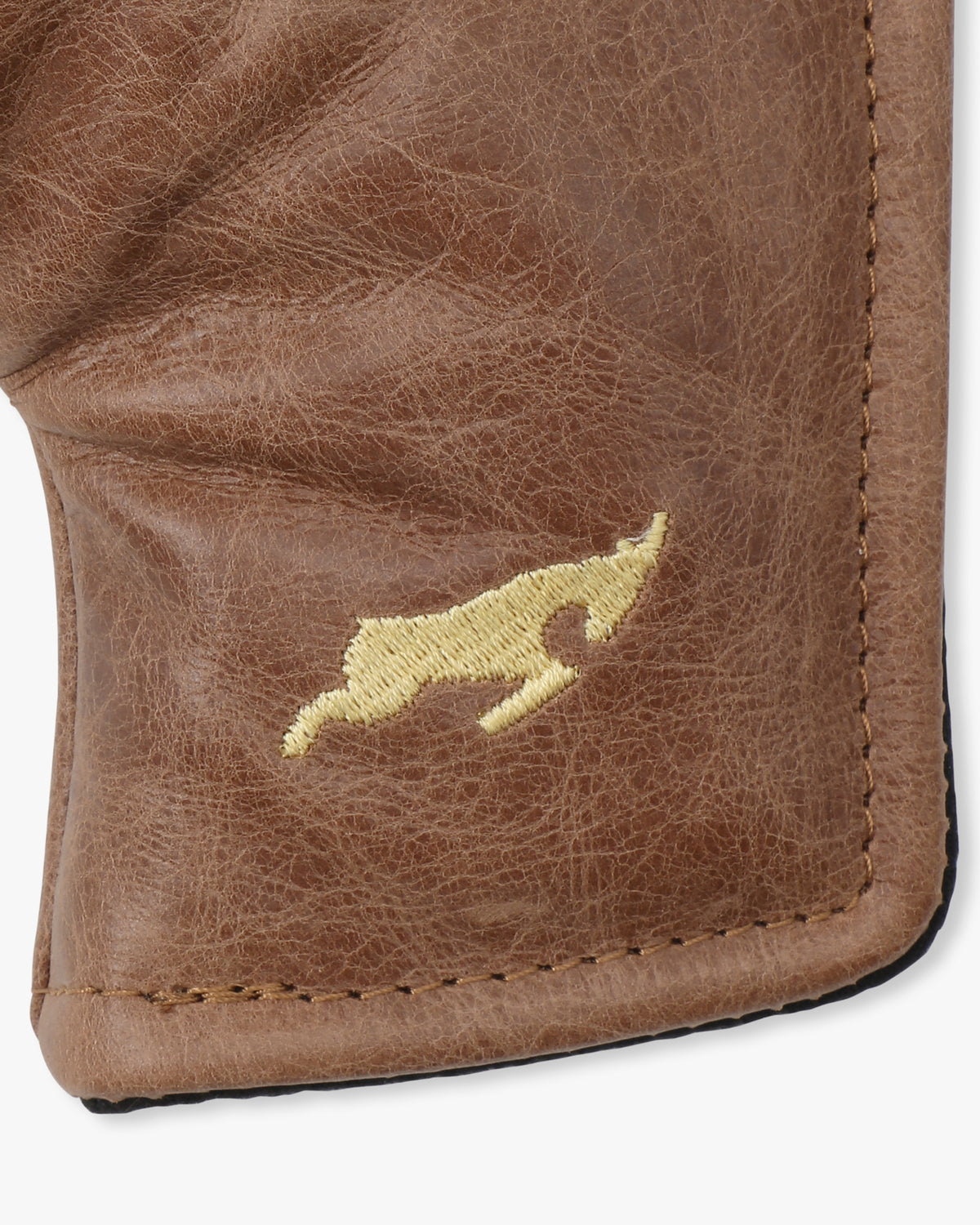 Brown Leather Blade Putter Cover