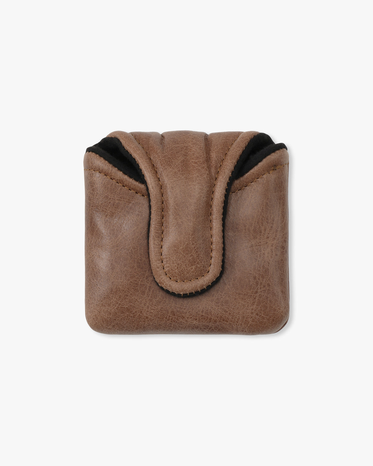 Brown Leather Mallet Putter Cover