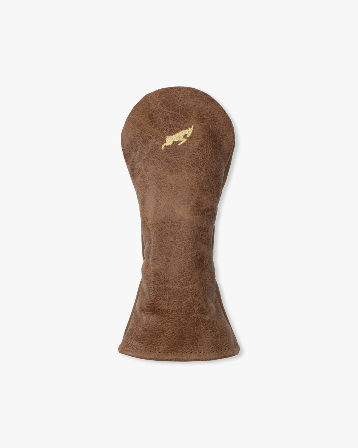 Brown Leather Fairway Cover