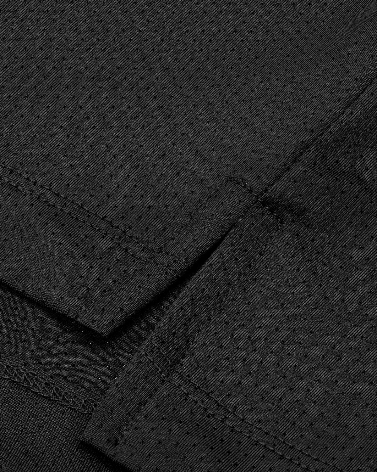 Black Golf Tech Mesh Polo